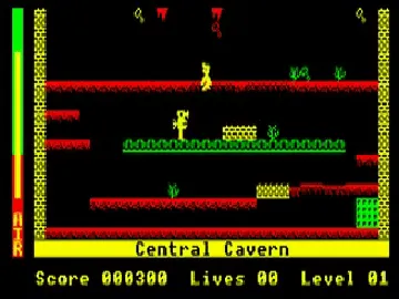 Manic Miner (1984)(Software Projects)[h] screen shot game playing